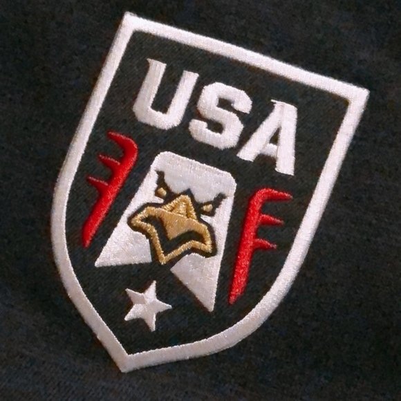 Under Armour Team USA ZipFront Sweatshirt Bomber Jacket Patriotic Size S NWT - Picture 13 of 16